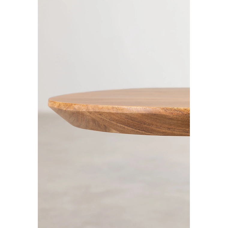 Mesa de centro en madera de acacia color madera natural (135x80 cm) Bedum 5