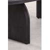 Mesa de centro en madera de acacia color negro (135x80 cm) Bedum