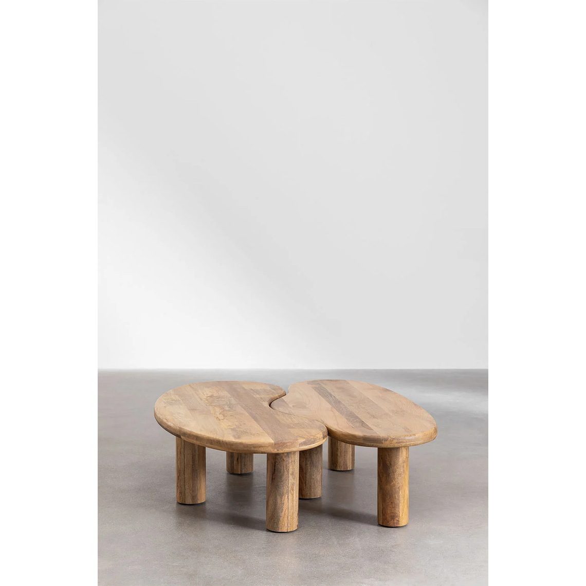 Mesa de centro en madera de mango Larabeya 120 cm 8