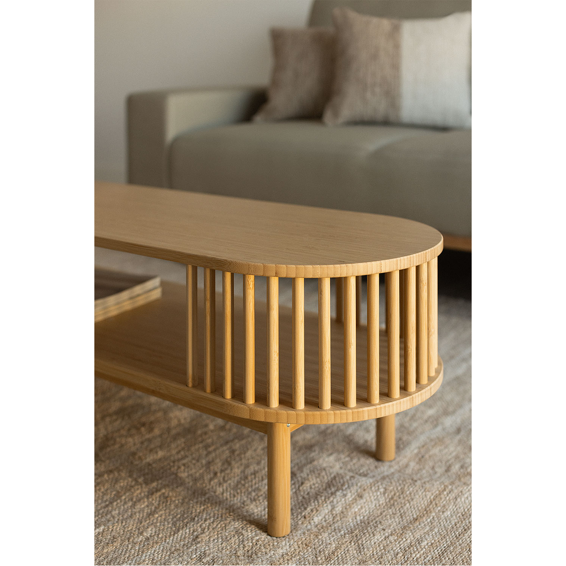 Mesa de Centro en Bambú Connery 120 cm 2