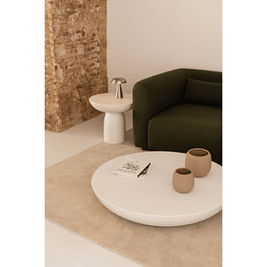 Mesa de Centro Redonda en Cemento (Ø105 cm) Kasuni