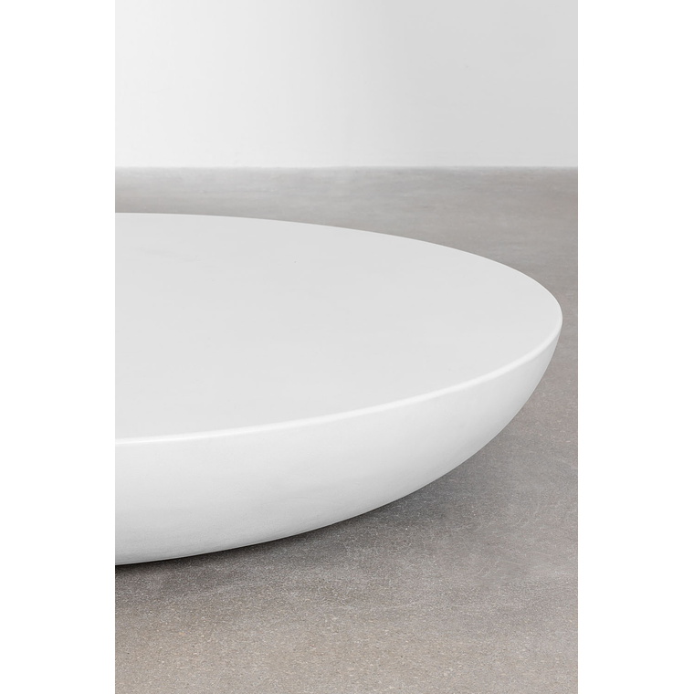 Mesa de Centro Redonda en Cemento (Ø105 cm) Kasuni 4