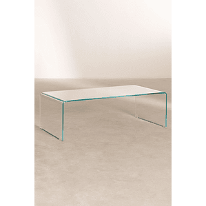 Mesa de centro en cristal transparente (110x55 cm) Crhis