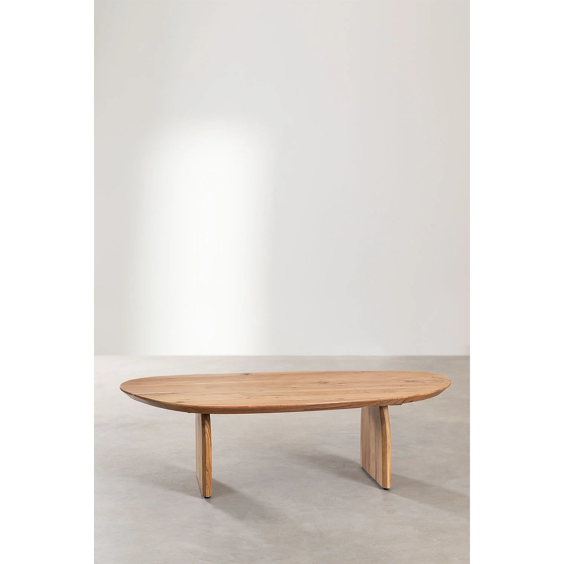 Mesa de centro en madera de acacia color madera natural (135x80 cm) Bedum 3