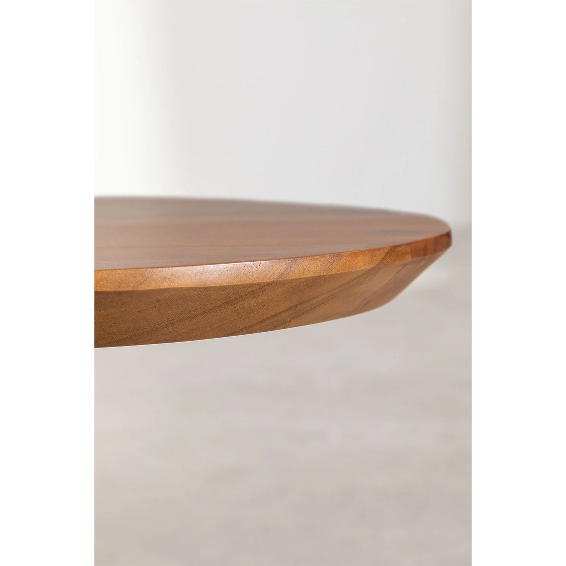 Mesa de centro en madera de acacia color marrón fresno (135x80 cm) Bedum 5