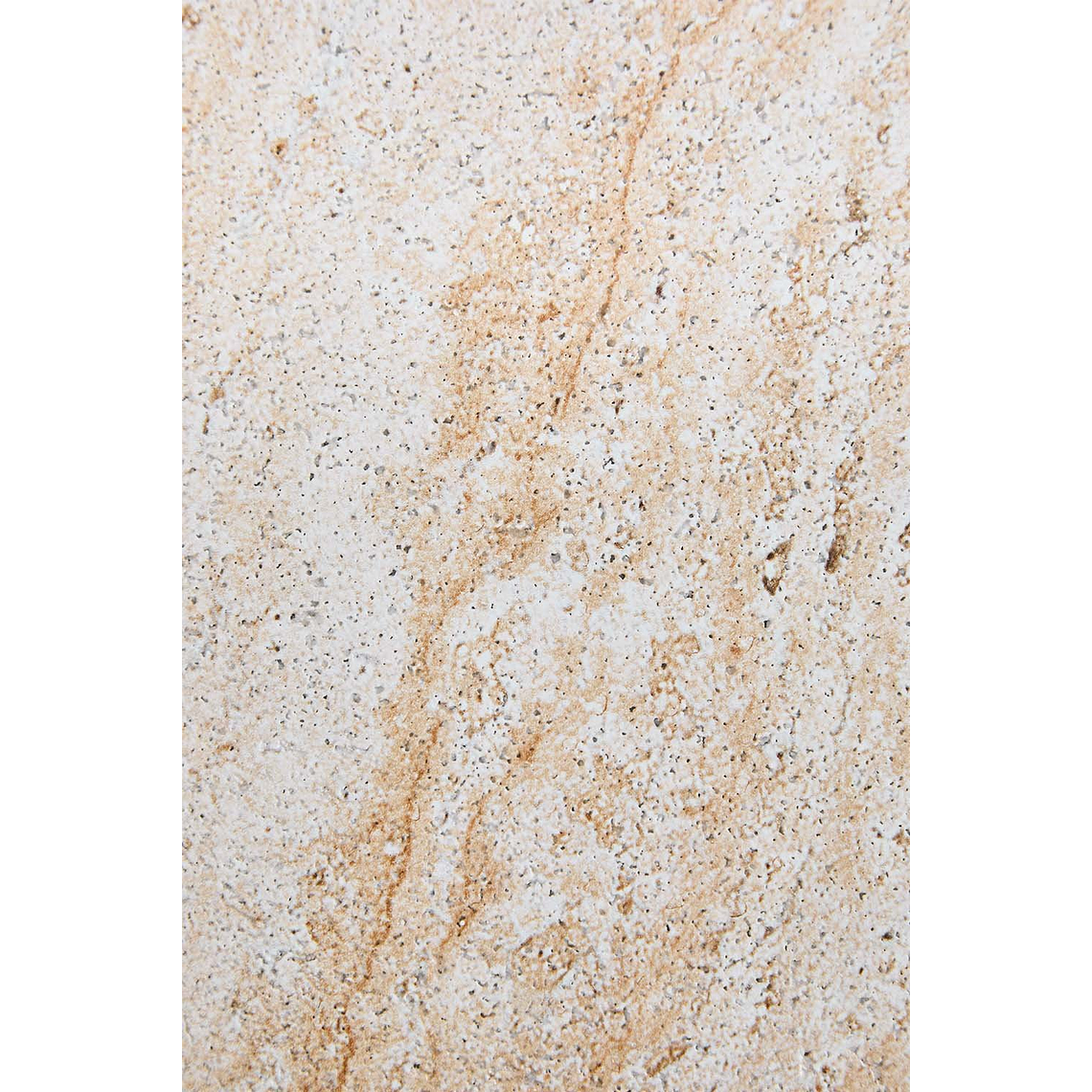 Mesa de centro redonda en cemento look travertino (Ø70 cm) Ribeseya 5