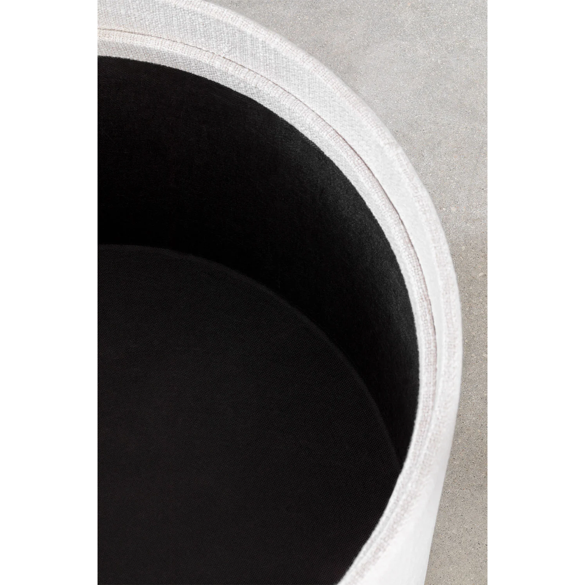 Mesa de Centro Redonda en Lino con Bandeja y Almacenaje Berkeleni beige 56 cm 6