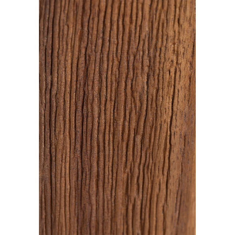 Mesa de Centro Redonda en cemento y madera de acacia Xajul 105 cm 4