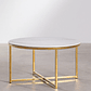 Mesa de Centro en Acero Azuara dorado 80 cm - Miniatura 2