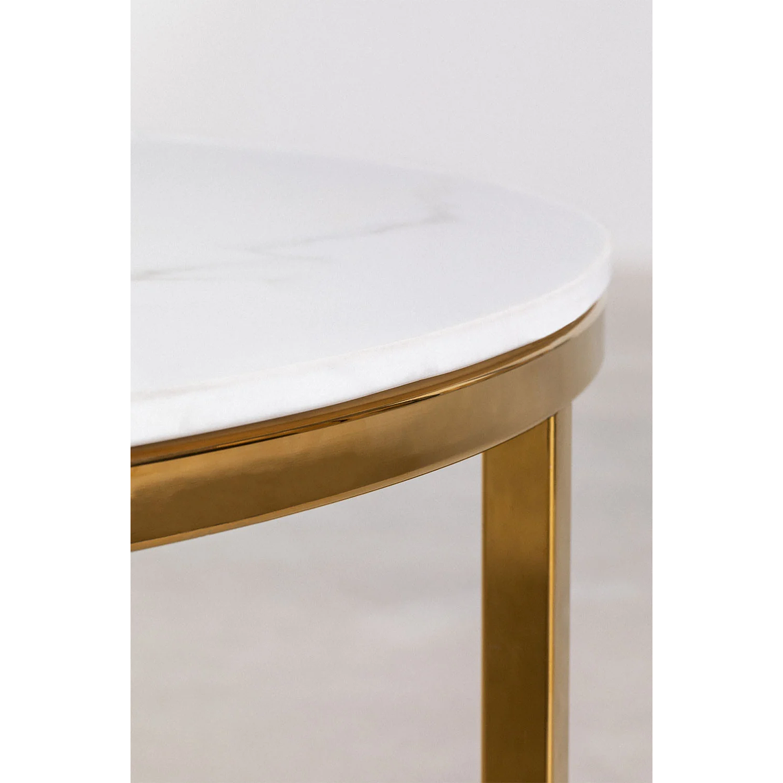 Mesa de Centro en Acero Azuara dorado 80 cm 4