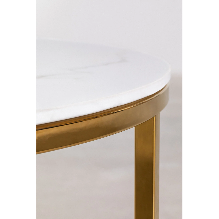 Mesa de Centro en Acero Azuara dorado 80 cm 4