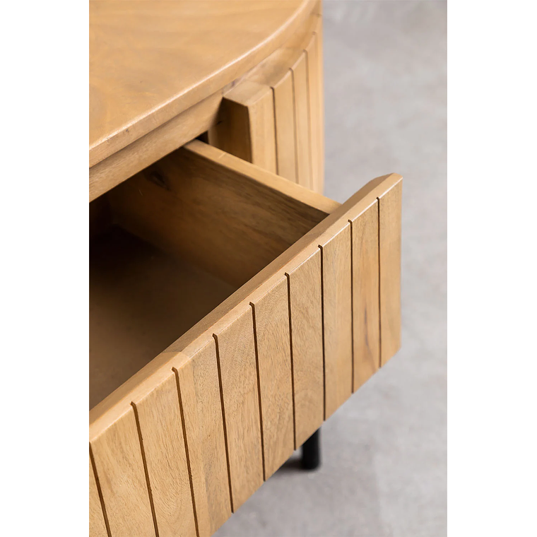 Mesa de Centro en Madera de Mango Analis color madera natural 130 cm 6