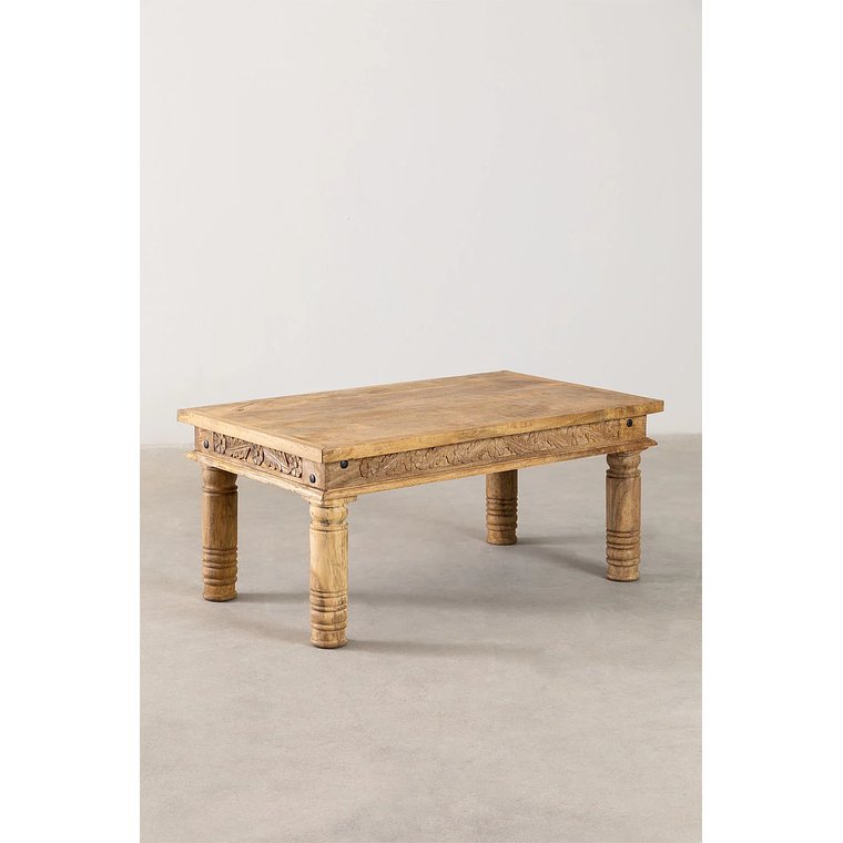 Mesa de Centro en Madera de Mango Taraz 100 cm 2