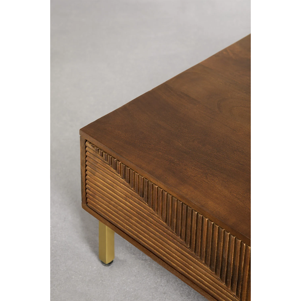 Mesa de centro en madera de mango Baty 100 cm 2