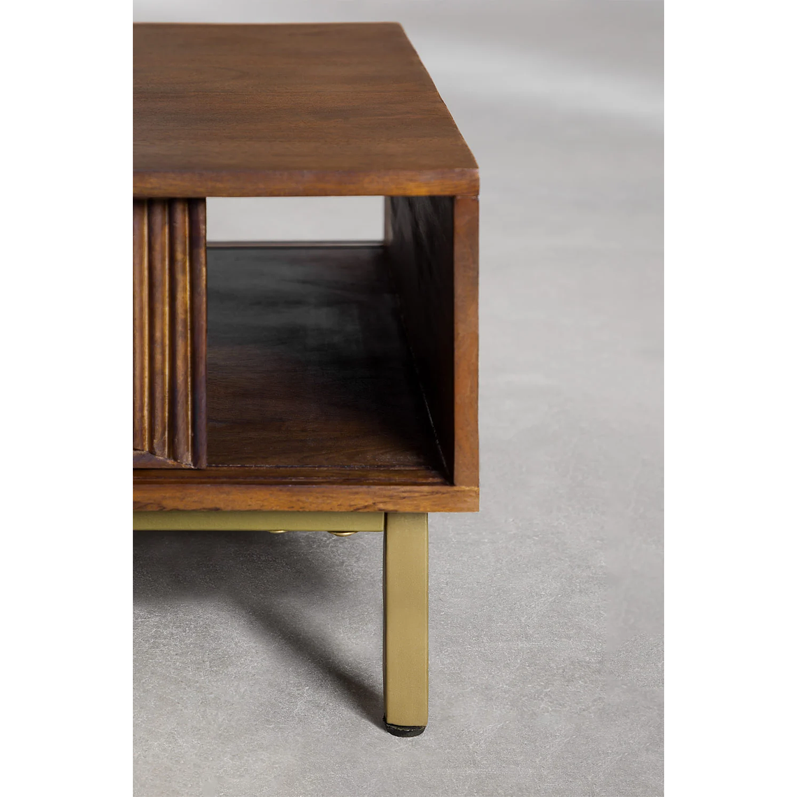 Mesa de centro en madera de mango Baty 100 cm 3