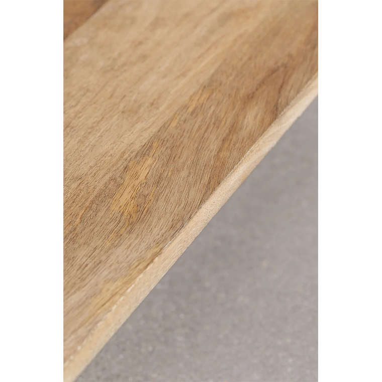 Mesa de Centro en Madera de Mango con Ruedas Olson 85 cm 4