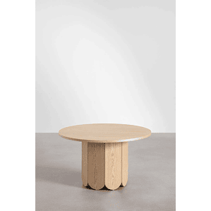 Mesa de centro redonda en madera (Ø80 cm) Vinesey 80 cm