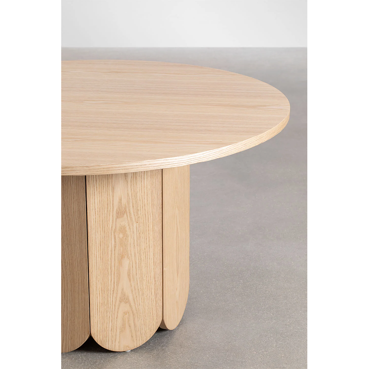 Mesa de centro redonda en madera (Ø80 cm) Vinesey 80 cm 3