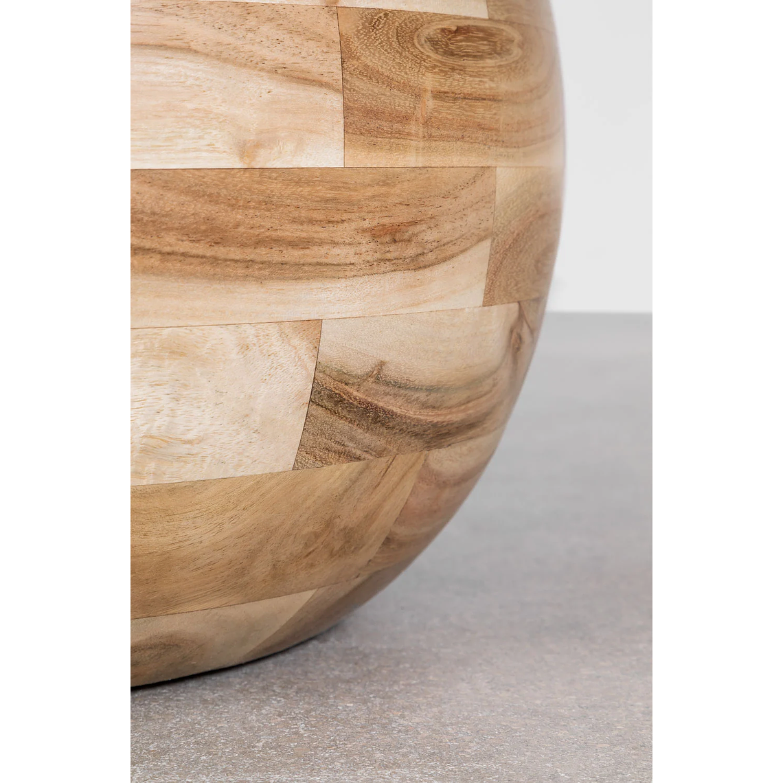 Mesa de Centro en Madera de Acacia (Ø90 cm) Dalen 4