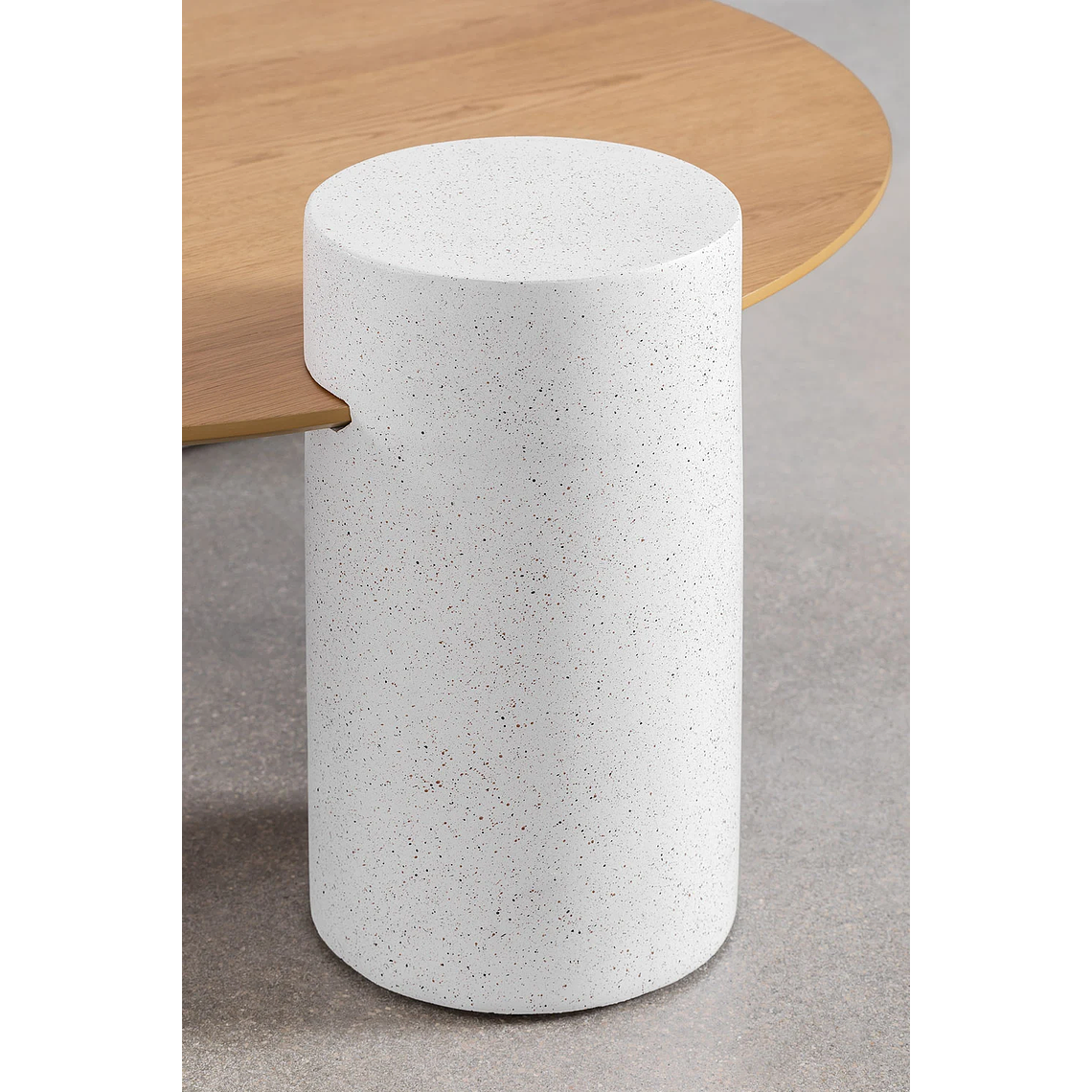 Mesa de centro redonda en madera (Ø100 cm) Serenada 5