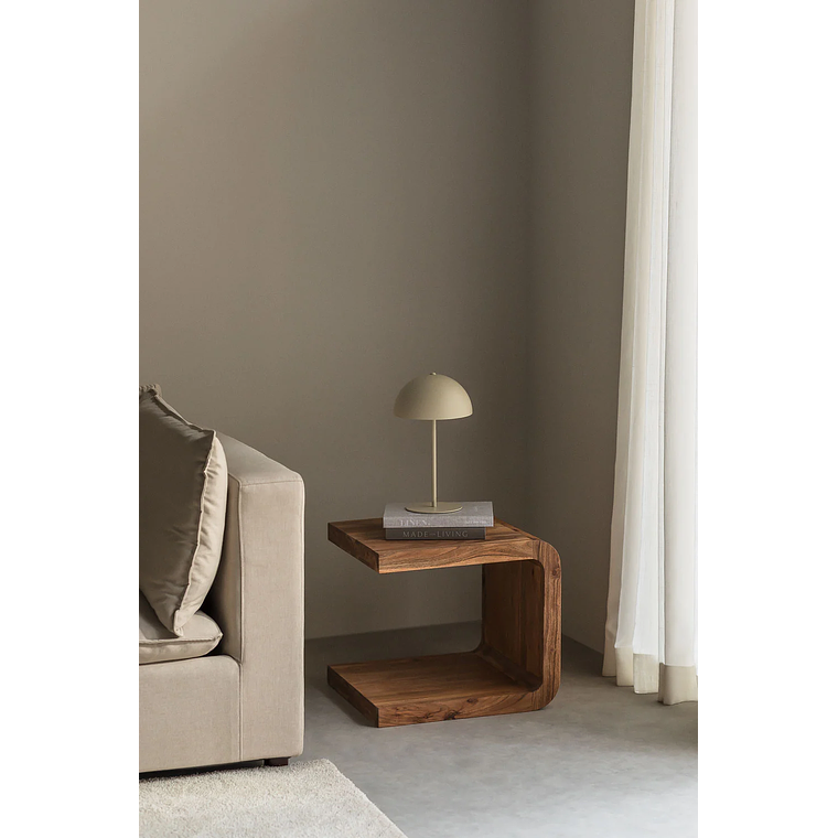 Mesa Auxiliar en Madera de Acacia Vacry 40 cm 1