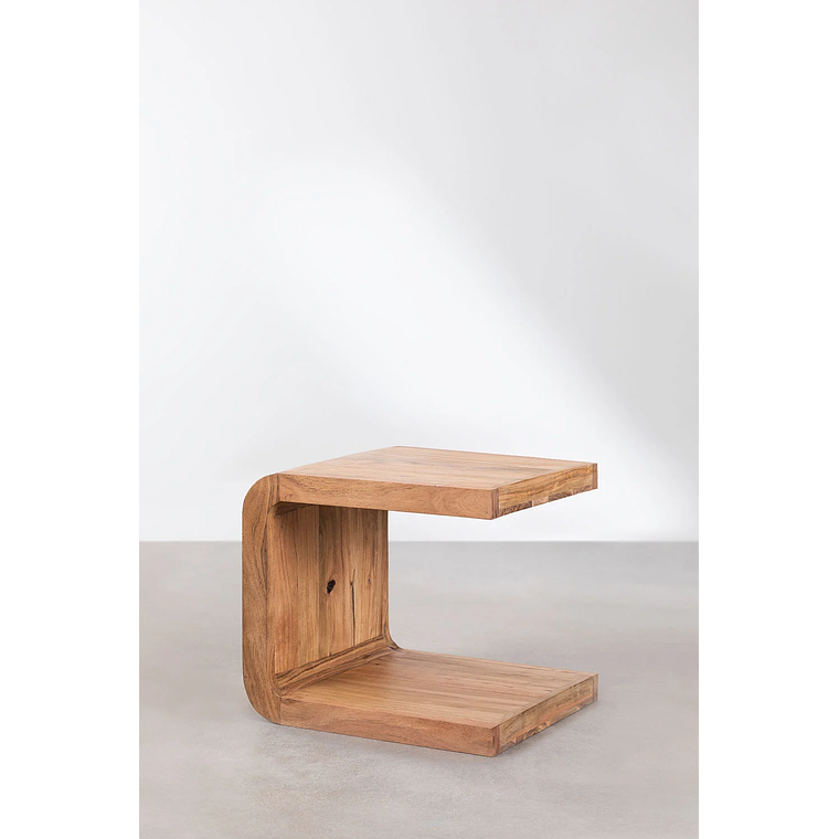 Mesa Auxiliar en Madera de Acacia Vacry 40 cm 2