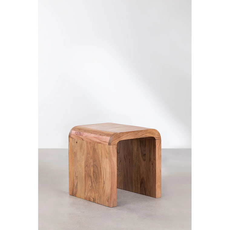 Mesa Auxiliar en Madera de Acacia Vacry 40 cm 4