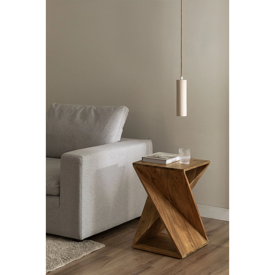 Mesa Auxiliar en Madera de Acacia Gorvea 41 cm 1