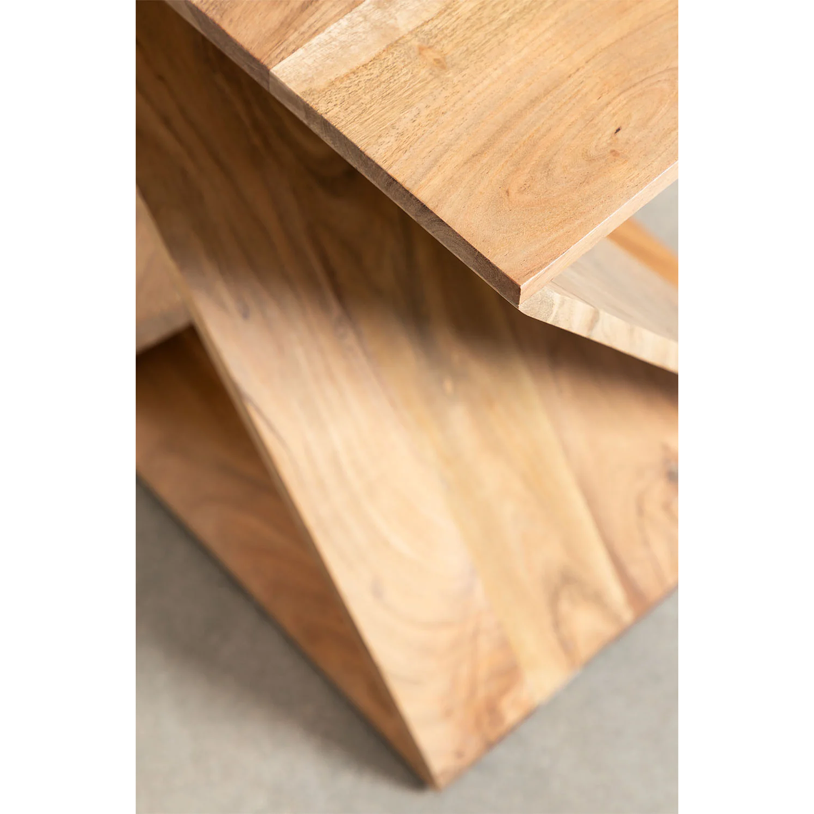 Mesa Auxiliar en Madera de Acacia Gorvea 41 cm 4