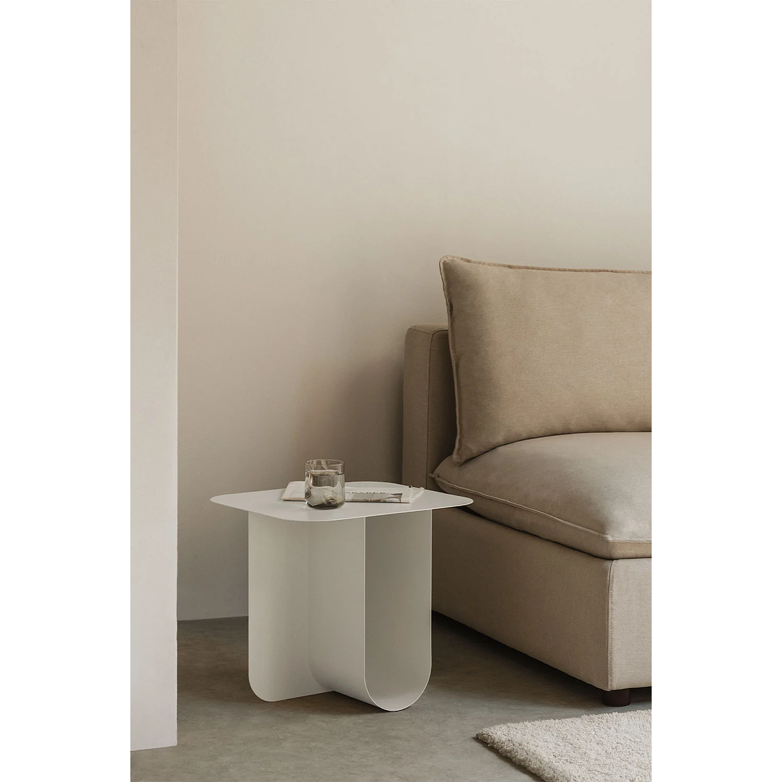 Mesa lateral Rectangular en Acero (40x45 cm) Norman 1