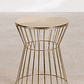 Mesa lateral en Metal Dorado 40 cm Melvyn - Miniatura 2