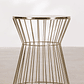 Mesa lateral en Metal Dorado 40 cm Melvyn - Miniatura 3