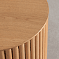 Mesa lateral Redonda en Madera (Ø40 cm) Belmira - Miniatura 3