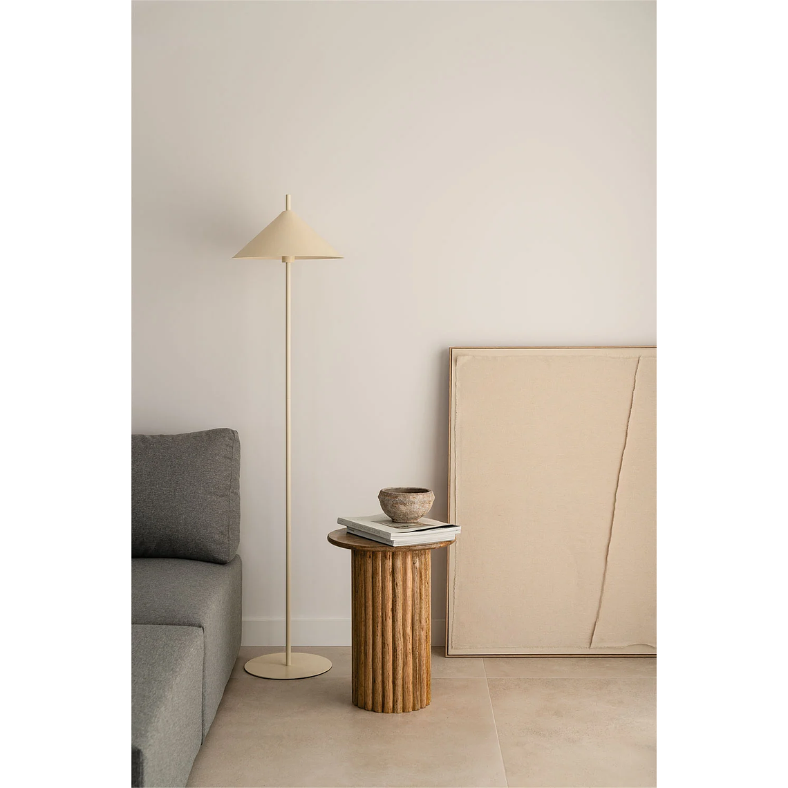 Mesa lateral en madera de mango 38 cm Barnet 1