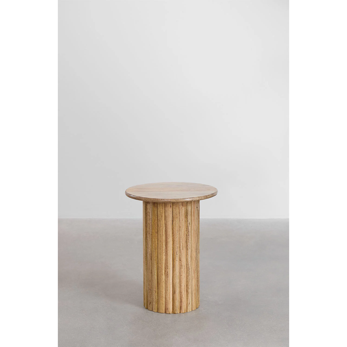 Mesa lateral en madera de mango 38 cm Barnet 2