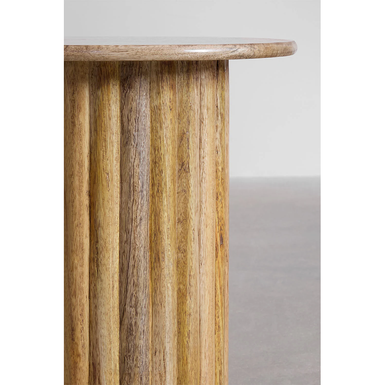Mesa lateral en madera de mango 38 cm Barnet 4