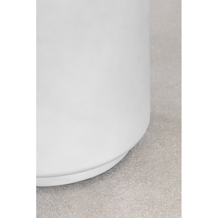 Mesa lateral Redonda de Cemento Gris Arena (Ø35 cm) Darwys 4
