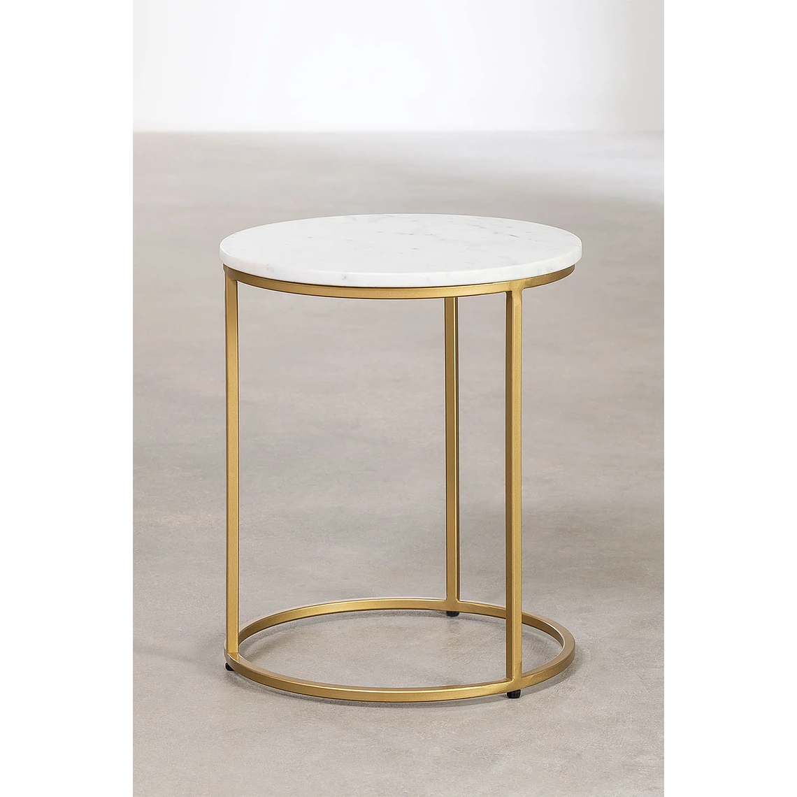 Mesa lateral en Mármol (Ø37 cm) Kaley 2