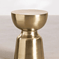 Mesa lateral en Metal Dorado 36 cm Zakia - Miniatura 2