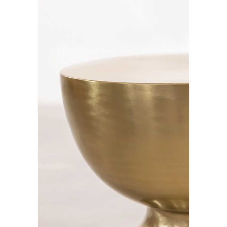 Mesa lateral en Metal Dorado 36 cm Zakia 4