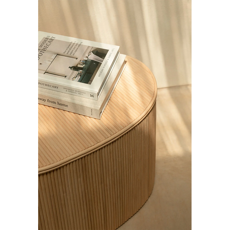 Mesa lateral con Almacenaje en Ratán 39 cm Carmie 2