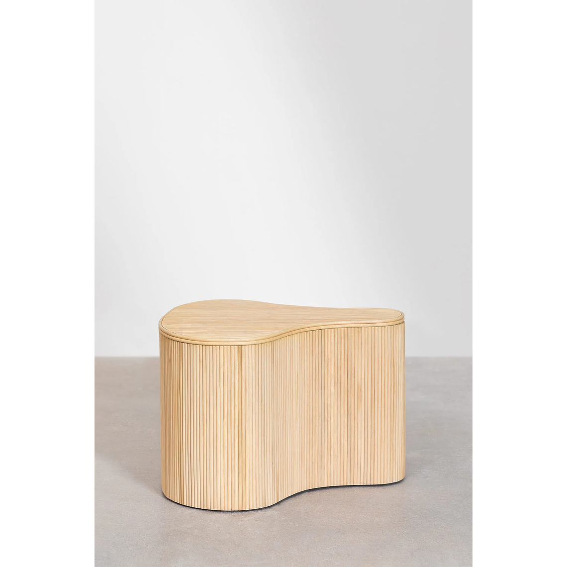 Mesa lateral con Almacenaje en Ratán 39 cm Carmie 3