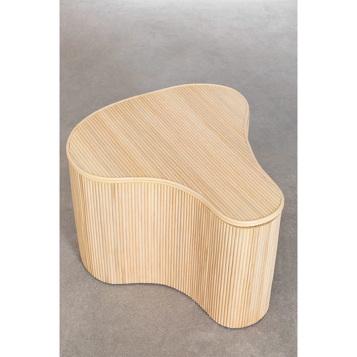 Mesa lateral con Almacenaje en Ratán 39 cm Carmie 5