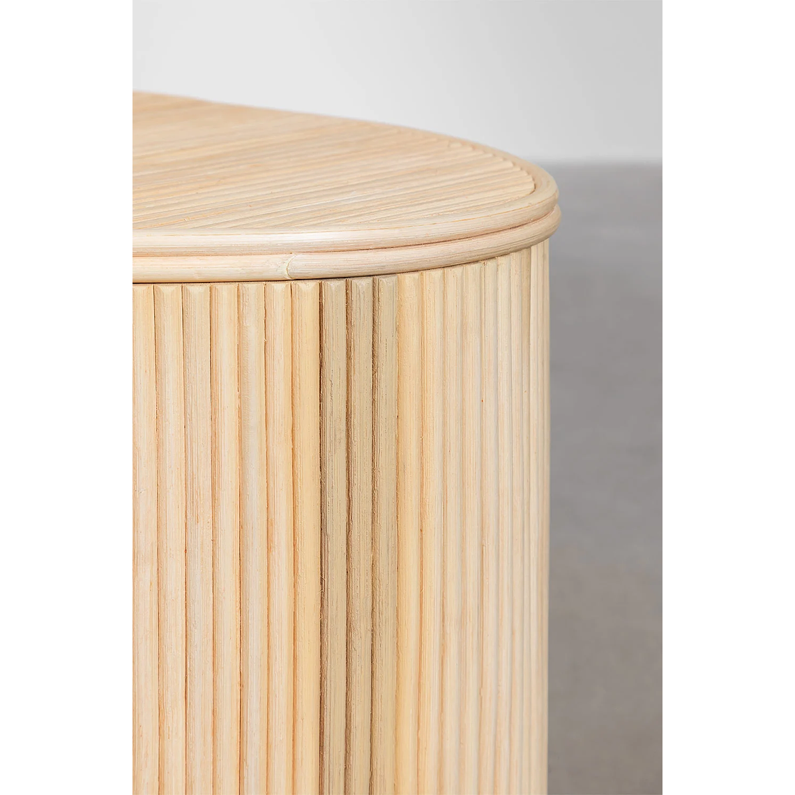 Mesa lateral con Almacenaje en Ratán 39 cm Carmie 6