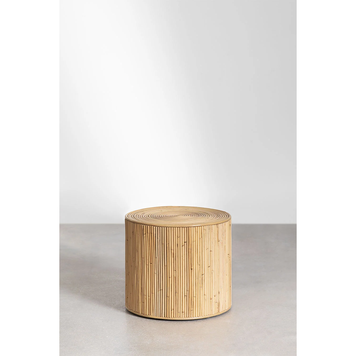 Mesa lateral Redonda en Ratán 40 cm Gudaf 2