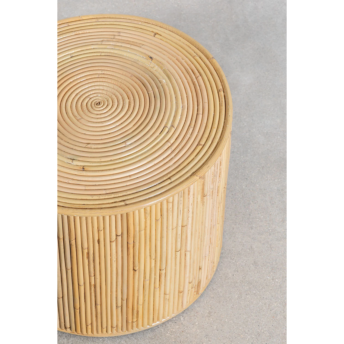 Mesa lateral Redonda en Ratán 40 cm Gudaf 3