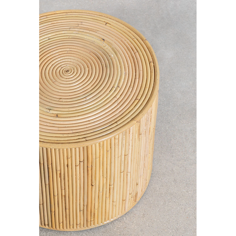 Mesa lateral Redonda en Ratán 40 cm Gudaf 3