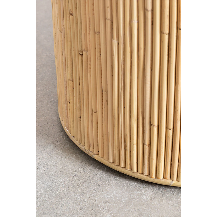 Mesa lateral Redonda en Ratán 40 cm Gudaf 4