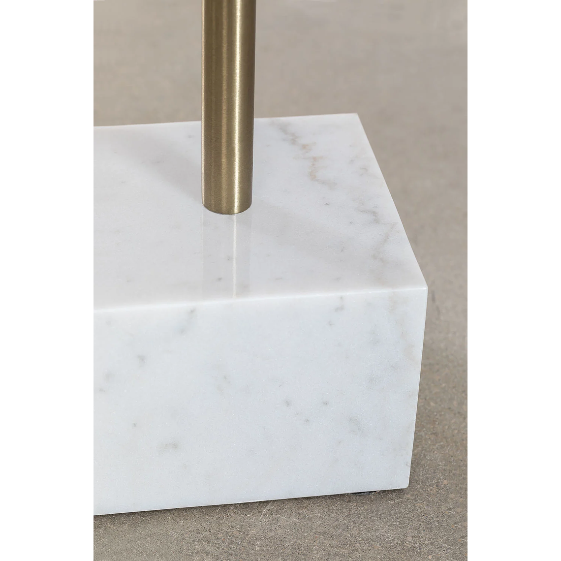 Mesa lateral Redonda en Acero Blanco (Ø45 cm) Zenion 4