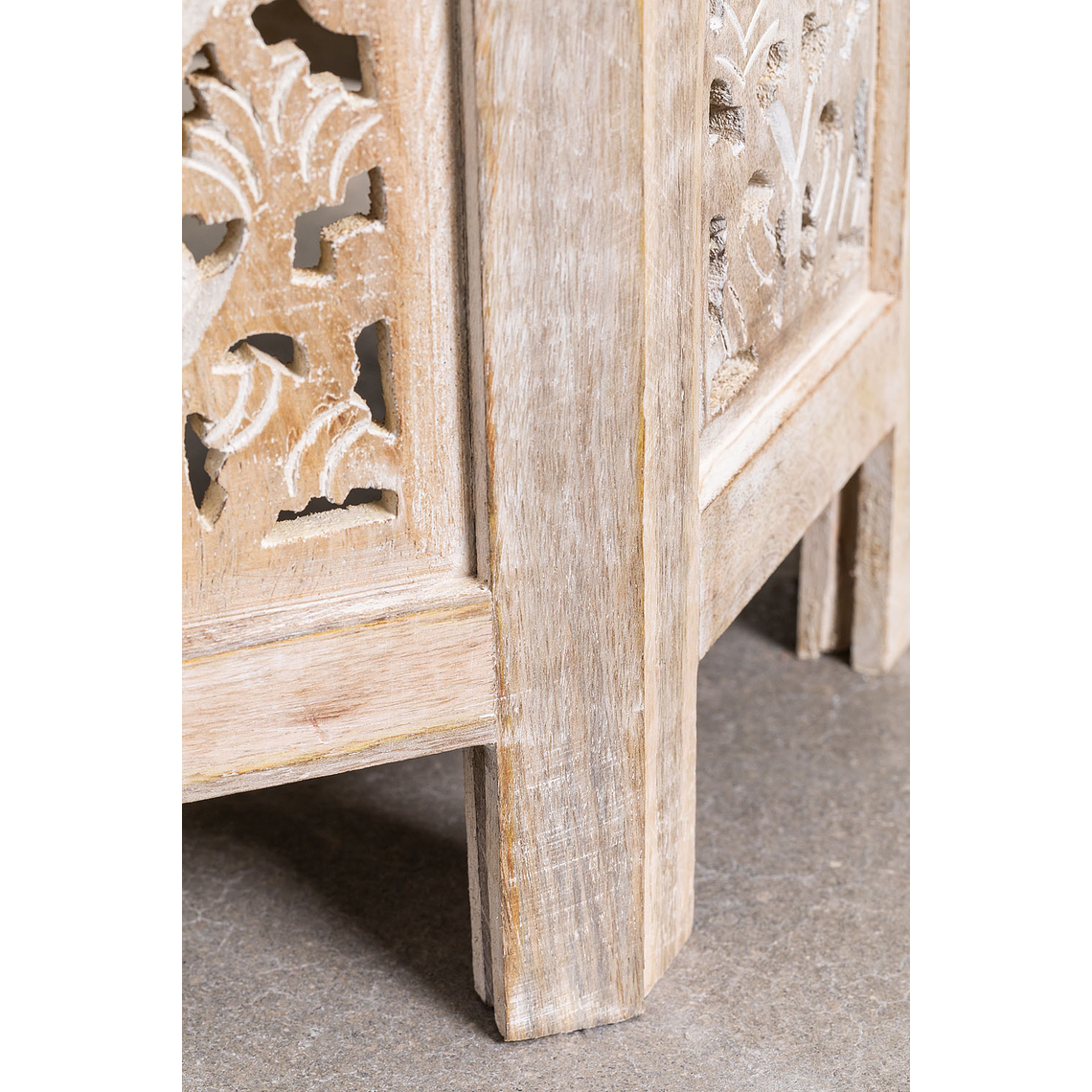 Mesa Auxiliar Plegable en Madera de Mango 44,5 cm Kasira Design 5